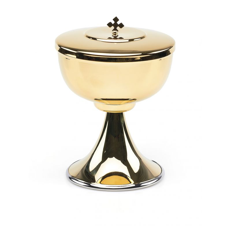 Puszka liturgiczna złocona 20 cm (13) - Puszka liturgiczna złocona 20 cm (13)
