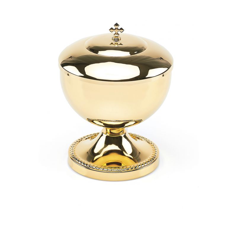 Puszka liturgiczna złocona 21 cm (14) - Puszka liturgiczna złocona 21 cm (14)