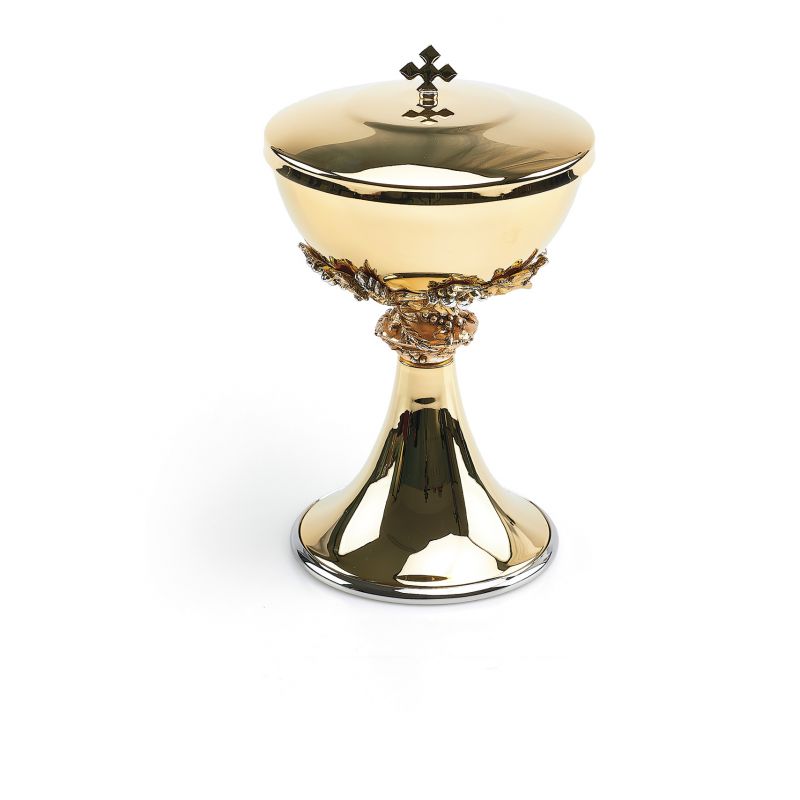 Puszka z ornamentem winne grona - 20 cm - Puszka z ornamentem winne grona - 20 cm