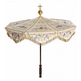 Baldachim procesyjny - typ parasol (2) - Baldachimy haftowane