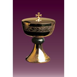 Puszka na komunikanty, z marmurem włoskim 17,5 cm (2) - PUSZKI MSZALNE