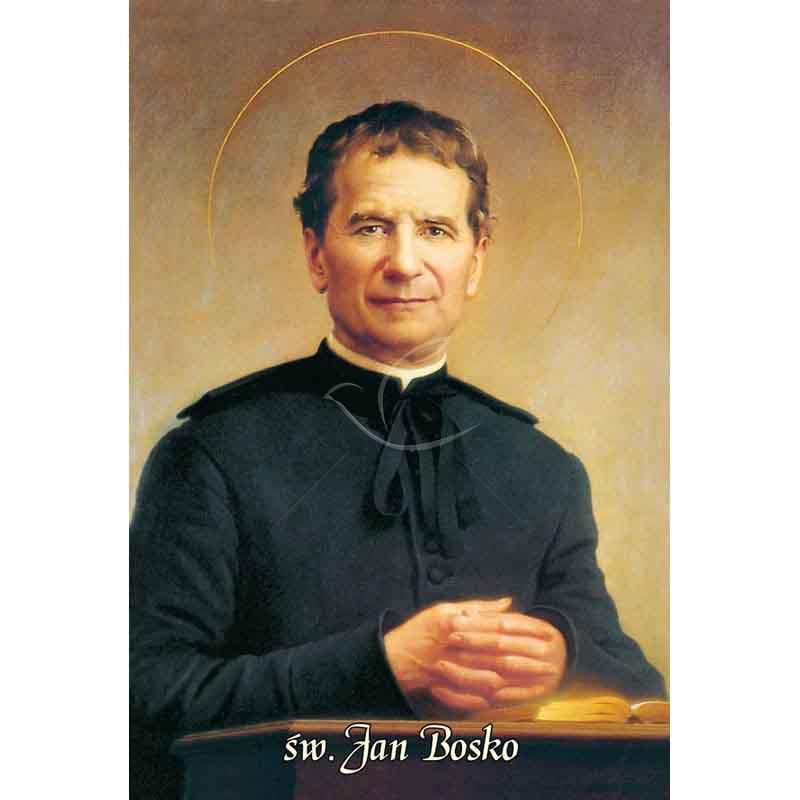 Plakat – św. Jan Bosko - Plakat – św. Jan Bosko