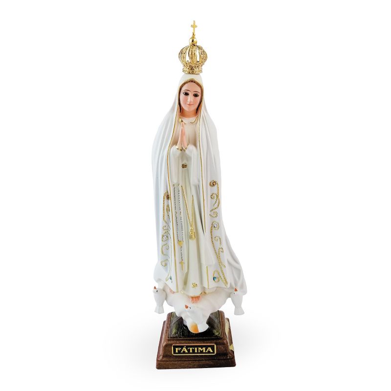 Figura Matka Boża Fatimska 27 cm - Figura Matka Boża Fatimska 27 cm