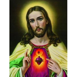 Obraz 30x40 - Serce Jezusa - OBRAZY RELIGIJNE