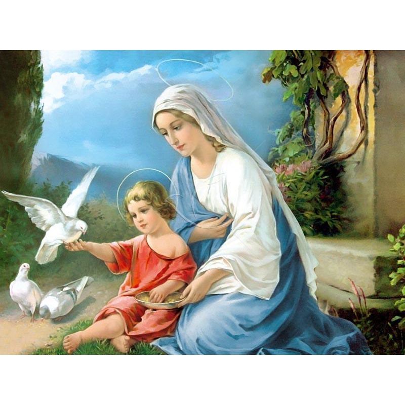 Obraz 30x40 - Matka Boża z Dzieciątkiem - Obraz 30x40 - Matka Boża z Dzieciątkiem