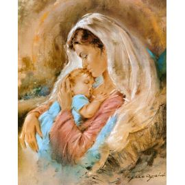 Obrazek 20x25 - Matka Boża z Dzieciątkiem (5) - OBRAZY RELIGIJNE