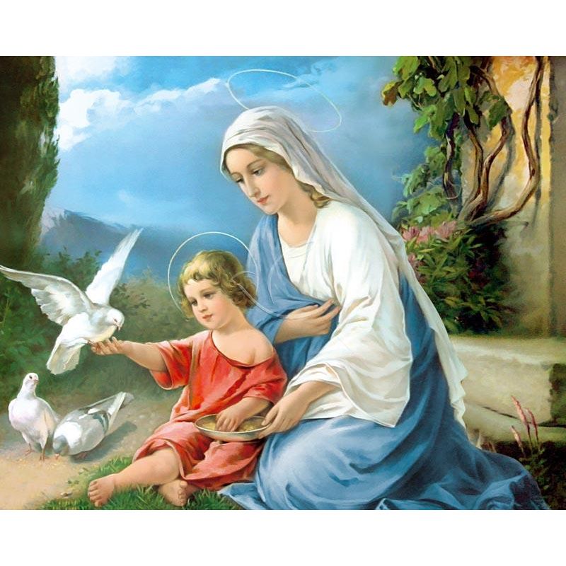Obrazek 20x25 - Matka Boża z Dzieciątkiem - Obrazek 20x25 - Matka Boża z Dzieciątkiem