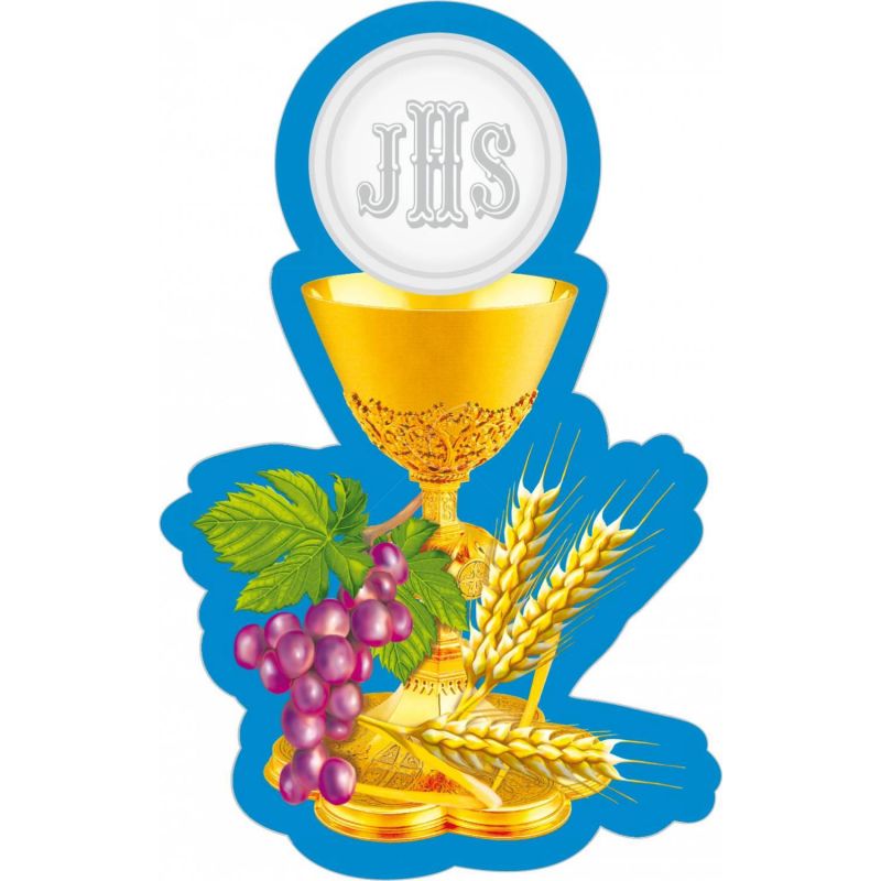 Emblemat na Boże Ciało 50x70 cm - wzór eucharystyczny (8) - Emblemat na Boże Ciało 50x70 cm - wzór eucharystyczny (8)