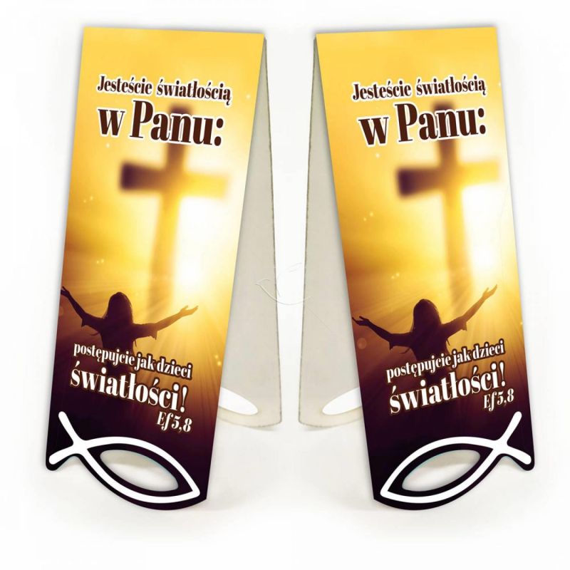 Zakładka Krajobraz Sentencja - Jesteście światłością w Panu... - Zakładka Krajobraz Sentencja - Jesteście światłością w Panu...