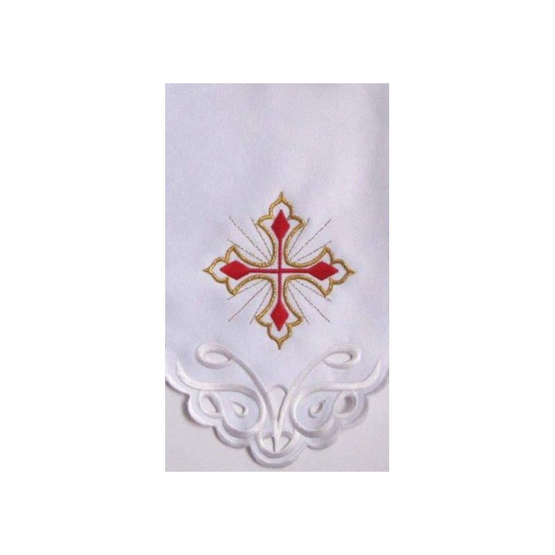 Obrus ołtarzowy haftowany - wzór eucharystyczny (136) - Obrus ołtarzowy haftowany - wzór eucharystyczny (136)