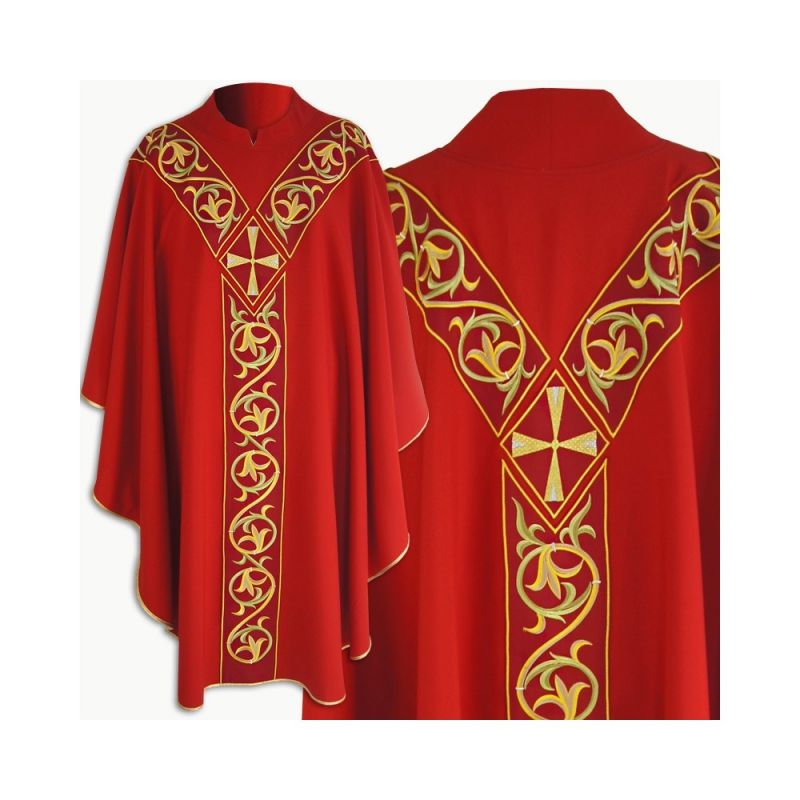 Ornat Semi-Gotycki - kolory liturgiczne (48) - Ornat Semi-Gotycki - kolory liturgiczne (48)