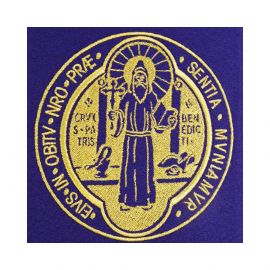 Stuła dwustronna Święty Benedykt - zdjęcie 2 - Stuła dwustronna Święty Benedykt