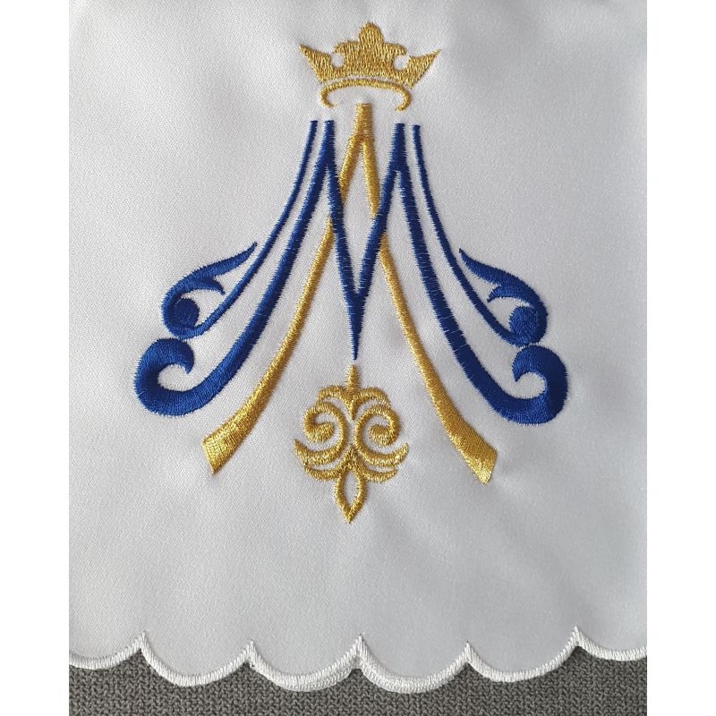 Serweta wzór maryjny koło śr. 60 cm (1) - Serweta wzór maryjny koło śr. 60 cm (1)