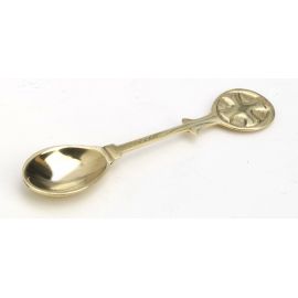 Łyżeczka do kadzidła złota - 10 cm - KADZIDŁA, WĘGIELKI