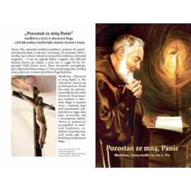 Folder składany z modlitwą Świętego Ojca Pio - Folder religijny