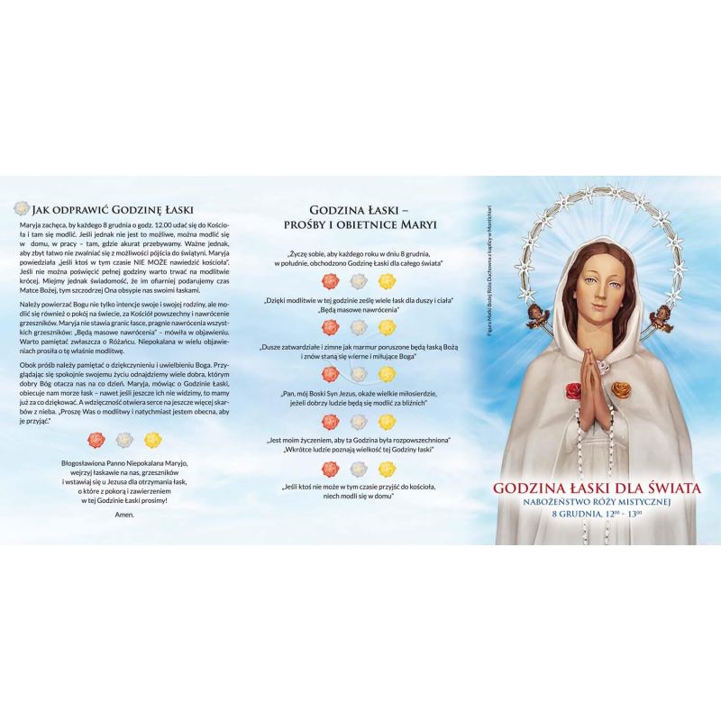 Folder składany Godzina Łaski dla Świata - Folder składany Godzina Łaski dla Świata