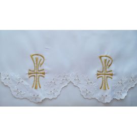 Obrus ołtarzowy haftowany - wzór eucharystyczny (177)