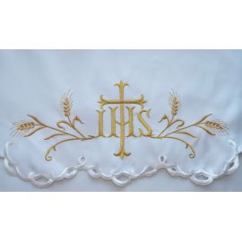 Obrus ołtarzowy haftowany - wzór eucharystyczny (179)