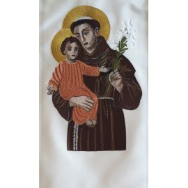 Stuła haftowana Św. Antoni z Dzieciątkiem Jezus - zdjęcie 3 - Stuła haftowana Św. Antoni z Dzieciątkiem Jezus