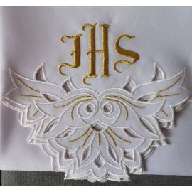 Obrus ołtarzowy haftowany - wzór eucharystyczny (151) - zdjęcie 2 - Obrus ołtarzowy haftowany - wzór eucharystyczny (151)