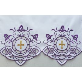 Obrus ołtarzowy haftowany - wzór eucharystyczny (200)