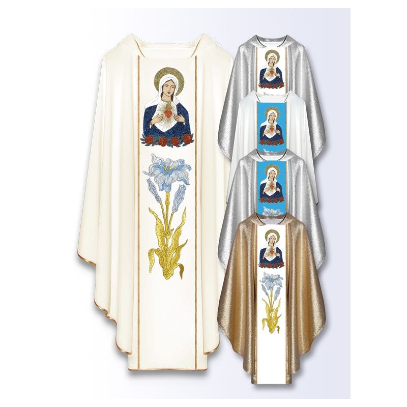 Ornat maryjny Serce Maryi (M-11) - Ornat maryjny Serce Maryi (M-11)