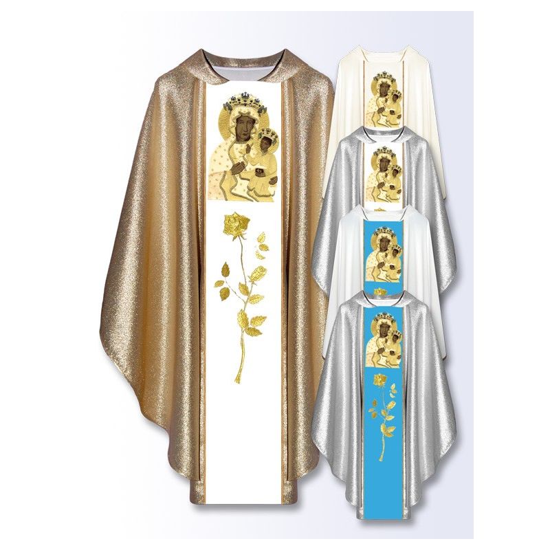 Ornat maryjny Matka Boża Częstochowska (M-13) - Ornat maryjny Matka Boża Częstochowska (501)