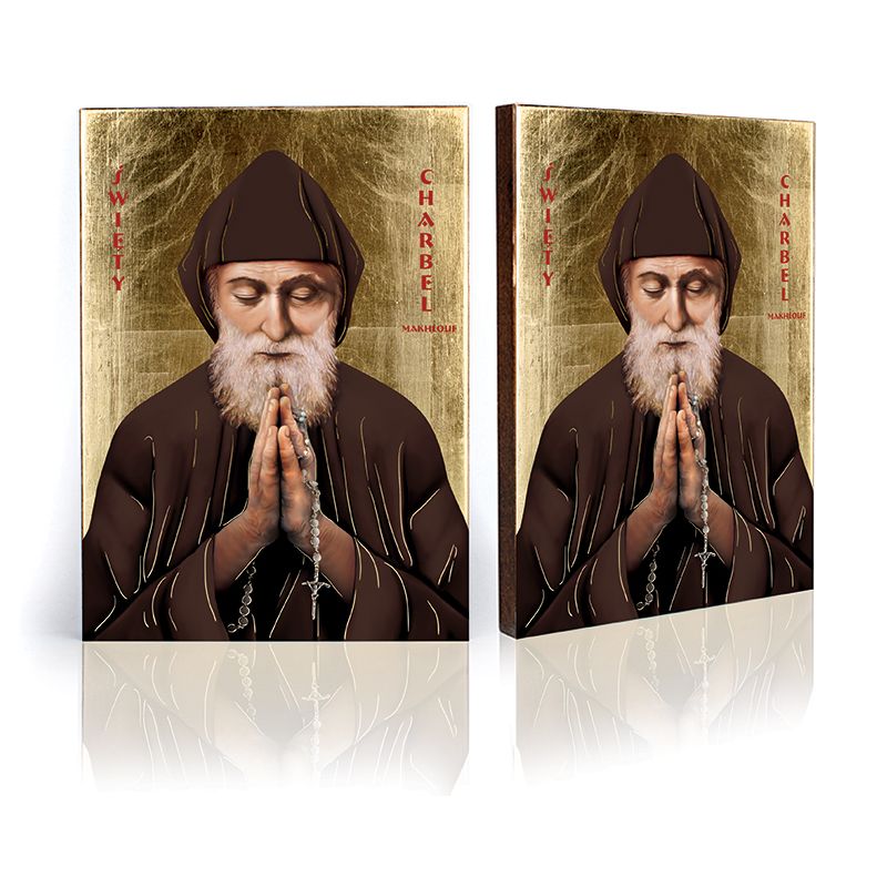 Ikona Święty Charbel Makhlou (3) - Ikona Święty Charbel Makhlou (3)