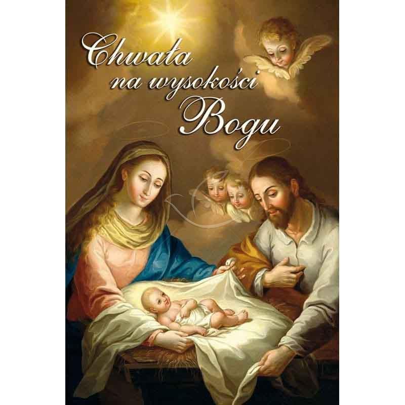 Plakat Bożonarodzeniowy – Chwała na wysokości Bogu - Plakat Bożonarodzeniowy – Chwała na wysokości Bogu