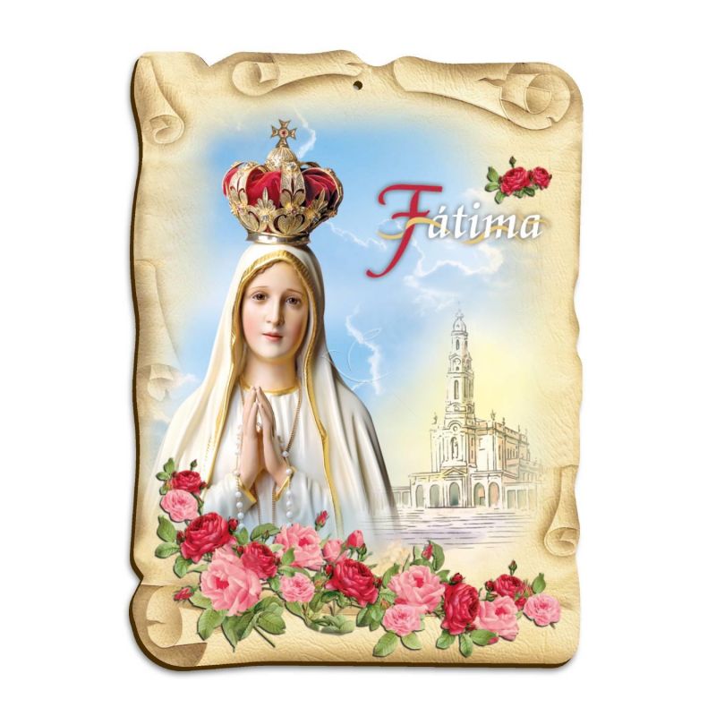 Obraz na HDF format A5 - Matka Boża Fatimska (5) - Obraz na HDF format A5 - Matka Boża Fatimska (5)