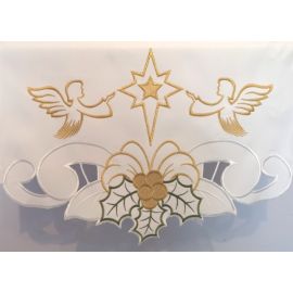 Obrus na Boże Narodzenie Anioły (5) - zdjęcie 4 - Obrus na Boże Narodzenie Anioły (5)