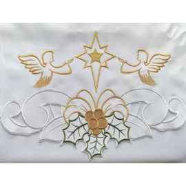 Obrus na Boże Narodzenie Anioły (5)