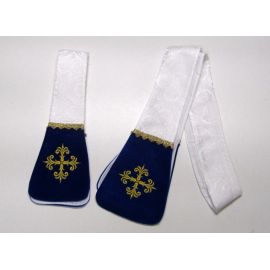 Ornat rzymski haftowany Matka Boża Fatimska - zdjęcie 3 - Ornat rzymski haftowany Matka Boża Fatimska