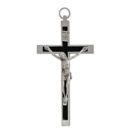 Krzyż zakonny, metalowy, inkrustowany - 8,5 cm - KRZYŻE, KRZYŻYKI