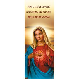 Baner Najświętsze Serce Maryi "Pod Twoją obronę uciekamy się" - Banery z Matką Bożą