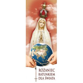Baner na różaniec święty Różaniec ratunkiem dla świata" (2)