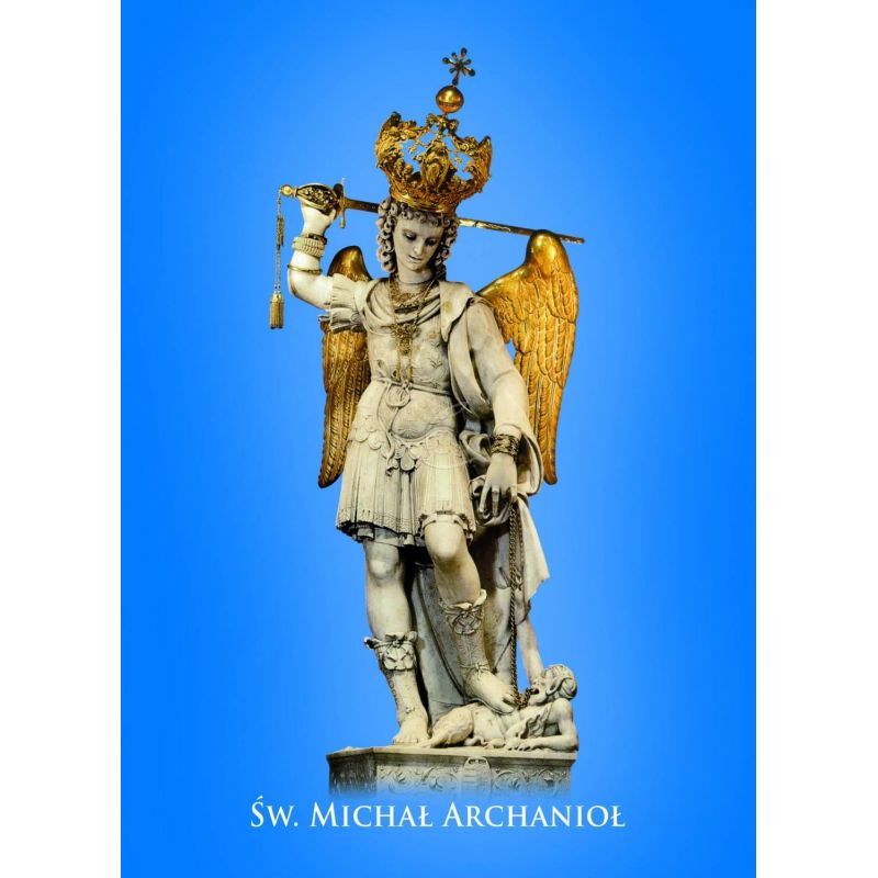 Święty Michał Archanioł - Ikona dwustronna format A5 - Święty Michał Archanioł - Ikona dwustronna format A5