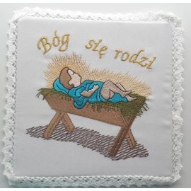 Bielizna kielichowa Boże Narodzenie - Bóg się rodzi - zdjęcie 2 - Bielizna kielichowa Boże Narodzenie - Bóg się rodzi