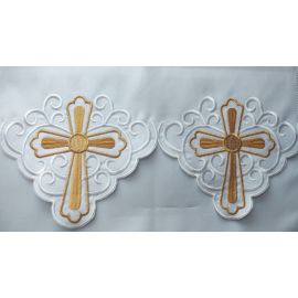 Obrus ołtarzowy haftowany - wzór eucharystyczny (145)