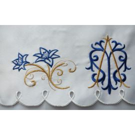 Obrus Maryjny haftowany (78) - zdjęcie 2 - Obrus Maryjny haftowany (78)
