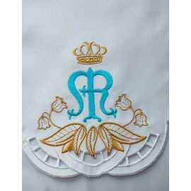 Obrus Maryjny haftowany (79) - zdjęcie 2 - Obrus Maryjny haftowany (79)