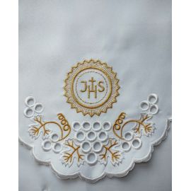 Obrus ołtarzowy haftowany - wzór eucharystyczny (125) - zdjęcie 2 - Obrus ołtarzowy haftowany - wzór eucharystyczny (125)