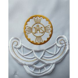 Obrus ołtarzowy haftowany - wzór eucharystyczny (134) - zdjęcie 2 - Obrus ołtarzowy haftowany - wzór eucharystyczny (134)