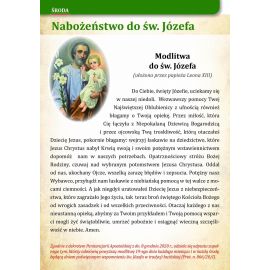 Nabożeństwo do Świętego Józefa - format A5 - BIURO PARAFIALNE