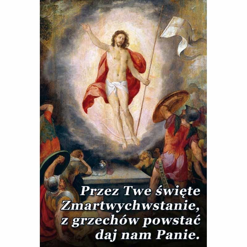 Plakat Wielkanocny - Przez Twe święte zmartwychwstanie - Plakat Wielkanocny - Przez Twe święte zmartwychwstanie