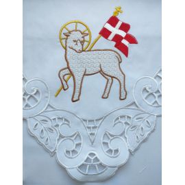 Obrus ołtarzowy haftowany - wzór Wielkanocny (89) - zdjęcie 2 - Obrus ołtarzowy haftowany - wzór Wielkanocny (89)