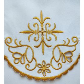 Obrus ołtarzowy haftowany - wzór eucharystyczny (93) - zdjęcie 2 - Obrus ołtarzowy haftowany - wzór eucharystyczny (93)