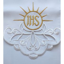 Obrus ołtarzowy haftowany - wzór eucharystyczny (114) - zdjęcie 2 - Obrus ołtarzowy haftowany - wzór eucharystyczny (114)