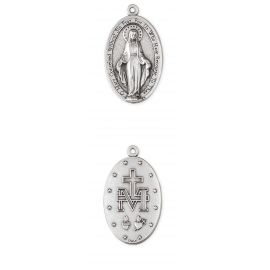 Medalik metalowy Matka Boża Niepokalana 3 cm - zdjęcie 2 - Medalik metalowy Matka Boża Niepokalana 3 cm