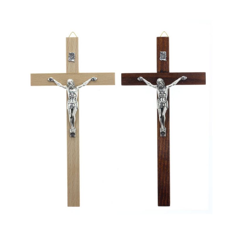 Krzyż drewniany na ścianę - 20 cm - Krzyż drewniany na ścianę - 20 cm